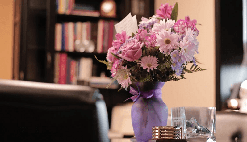 Messages pour accompagner des fleurs pour un anniversaire de mariage